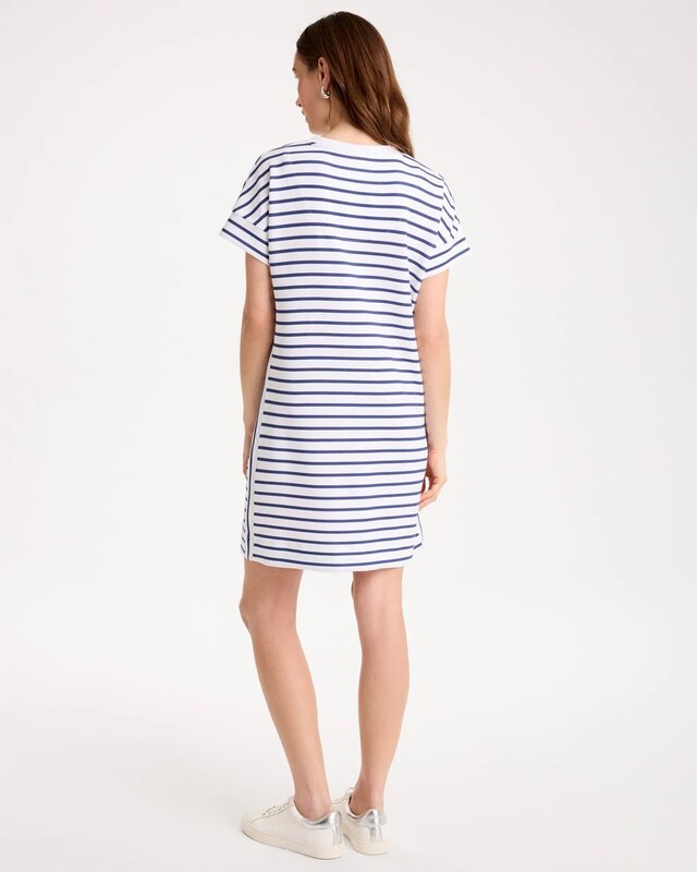 Zenergy Soft Striped Contrast Dress - image 3